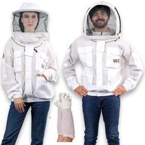 Jaqueta de apicultura USKEEPERS ventilada de 3 camadas com luvas e véus Jaqueta de apicultura USKEEPERS ventilada de 3 camadas com luvas e véus