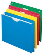 Jaqueta de arquivo Pendaflex, reforçada com cores, expansível de 2 polegadas, pacote com 8