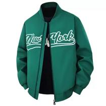 Jaqueta de Beisebol Masculina NY Brooklyn Estilo Casual UE Jaqueta de Beisebol Masculina NY Brooklyn Estilo Casual UE