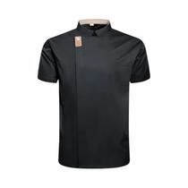Jaqueta De Chef Unissex De Manga Curta, Camisa De Cozinheiro, Uniforme Para Padaria, Restaurante,