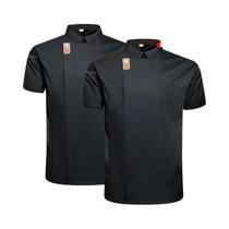 Jaqueta De Chef Unissex Para O Verão, Camisa De Cozinha, Uniforme Para Garçom De Hotel E