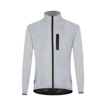 Jaqueta De Chuva Leve E Refletiva Com Capuz Para Homens WOSAWE, Corta-Vento Para Ciclismo, Corrida E