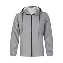 Jaqueta De Ciclismo Masculina Refletiva Com Capuz À Prova De Vento Para Corrida Noturna, Esportes, Jaqueta De Ciclismo Masculina Refletiva Com Capuz À Prova De Vento Para Corrida Noturna, Esportes,