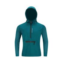 Jaqueta de Ciclismo WOSAWE à Prova de Vento com Capuz, Leve, Refletiva, para Homens, com Meio Zíper