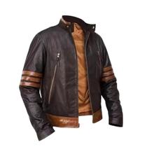 Jaqueta De Couro 100% Legitimo Masculina Básica Moto Classic Wolverine