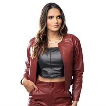 Jaqueta de Couro Feminina Claire Jaqueta de Couro Feminina Claire