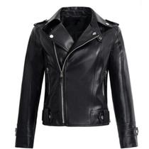 Jaqueta De Couro Feminina Moderna Resistente Luxo Casual