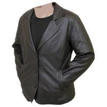 Jaqueta de Couro Feminina SV4002 - Preto