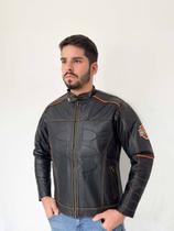 Jaqueta De Couro Legítimo Harley Davidson Masculina