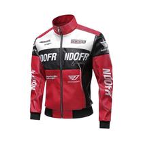 Jaqueta De Couro Masculina Para Motocicleta 2024, Traje De Corrida, Casaco, Tendência De Hong Kong