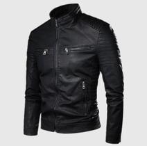 Jaqueta De Couro Masculina PRETA