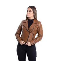 Jaqueta de Couro Perfecto Caramelo Jaqueta de Couro Perfecto Caramelo