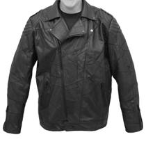 Jaqueta de Couro Retalho SV7518 - Preto Jaqueta de Couro Retalho SV7518 - Preto