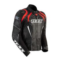 Jaqueta de Couro Texx Sniper Moto Esportiva Cupim Proteção