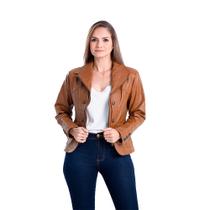 Jaqueta de Couro UB Caramelo Jaqueta de Couro UB Caramelo