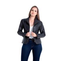 Jaqueta de Couro UB Preta Jaqueta de Couro UB Preta