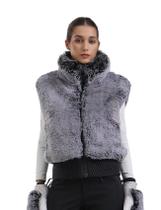 Jaqueta de esqui de neve GSOU SNOW Faux Fur Winter Women Outdoor