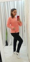 jaqueta de fleece com zíper, bolso canguru e capuz jaqueta de fleece com zíper, bolso canguru e capuz