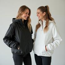 Jaqueta de Frio Blusa Corta Vento Premium Com Capuz Casaco Blusão Bobojaco com Ziper Jaqueta de Frio Blusa Corta Vento Premium Com Capuz Casaco Blusão Bobojaco com Ziper