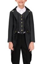Jaqueta de Halloween BesserBay Plague Doctor Black Boys 4 Anos