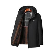 Jaqueta De Inverno Masculina Com Capuz Em Fleece, Impermeável E Quente, Para Esqui E Caminhadas,