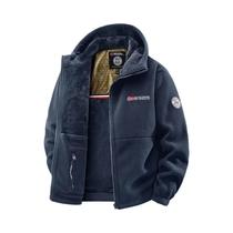 Jaqueta De Inverno Masculina Em Fleece, Acolchoada, Com Capuz, Quente, Casual, Tática, Para Esqui Na