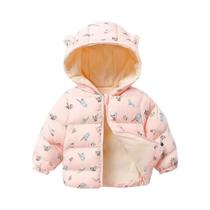 Jaqueta De Inverno Para Meninos E Meninas Com Capuz De Desenho Animado Casaco De Pluma Quente Para