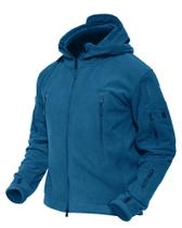 Jaqueta de Lã com Capuz MAGCOMSEN para Homens - Azul e Verde - Tamanho 2XL