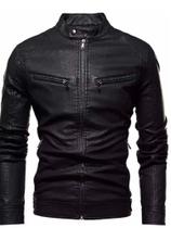 jaqueta de masculina Aveludado -preta-m