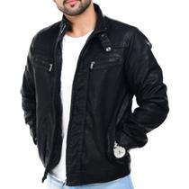 Jaqueta De material ecológico Masculina Motoqueiro Jaqueta De material ecológico Masculina Motoqueiro