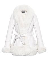 Jaqueta de material sintético GRAN ORIENTE com Gola de Pelo Branco 2XL Jaqueta de material sintético GRAN ORIENTE com Gola de Pelo Branco 2XL