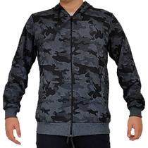 Jaqueta De Moletom Com Ziper Adulto Camuflada Preto Yellowl M Jaqueta De Moletom Com Ziper Adulto Camuflada Preto Yellowl M