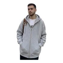 Jaqueta de Moletom Com Zíper Premium Liso/Básico Jaqueta de Moletom Com Zíper Premium Liso/Básico