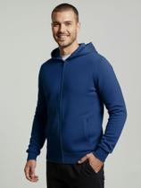 Jaqueta de Moletom Masculino Azul Marinho Jaqueta com Ziper e Capuz Blusa de Frio Casacos de inverno para homem Jaqueta de Moletom Masculino Azul Marinho Jaqueta com Ziper e Capuz Blusa de Frio Casacos de inverno para homem