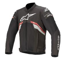 Jaqueta de motocicleta Alpinestars T-GP Plus R V3 Air preta/vermelha 3XL