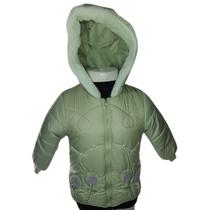 Jaqueta De nylon Infant Florzinha Cor:VerdeTamanho:2-3 Anos