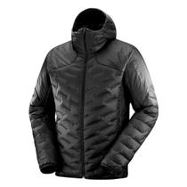 Jaqueta de Pluma Salomon Outline Down Preta Masculina Jaqueta de Pluma Salomon Outline Down Preta Masculina