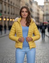 Jaqueta duck down com quilting convergente 40200113