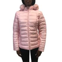 Jaqueta Dunialin com Capuz Removível Rosa Claro 2212