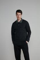 Jaqueta Dupla Face - Preto / Verde