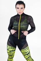 Jaqueta Dusky Mesh Preta arrastão Dynamite