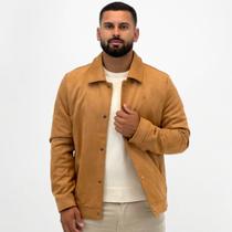 Jaqueta Dyordhana em Suede com Botão Masculina Jaqueta Dyordhana em Suede com Botão Masculina