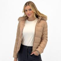 Jaqueta Dyordhana Nylon Puffer com Capuz Feminina Jaqueta Dyordhana Nylon Puffer com Capuz Feminina