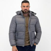 Jaqueta Dyordhana Nylon Puffer com Capuz Masculina Jaqueta Dyordhana Nylon Puffer com Capuz Masculina