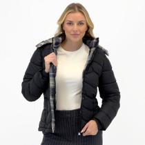 Jaqueta Dyordhana Nylon Xadrez com Capuz Feminina Jaqueta Dyordhana Nylon Xadrez com Capuz Feminina