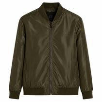 Jaqueta Ellus Nylon Light Bomber Masculina Marrom - Jaqueta Ellus Nylon Light Bomber Masculina Marrom -