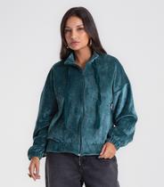 Jaqueta Endless Plush Feminina Verde Jaqueta Endless Plush Feminina Verde