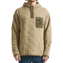 Jaqueta Especial Hurley Russel Quilted Fleece Caqui Jaqueta Especial Hurley Russel Quilted Fleece Caqui