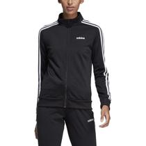 Jaqueta esportiva adidas Essentials de 3 listras para mulheres XS preta/branca
