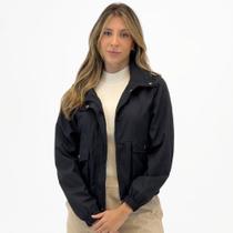 Jaqueta Facinelli Curta em Nylon com Capuz Feminina Jaqueta Facinelli Curta em Nylon com Capuz Feminina